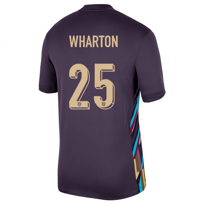 Niño Fútbol Camiseta Inglaterra Adam Wharton #25 Pasa Oscura 2ª Equipación 24-26 Perú