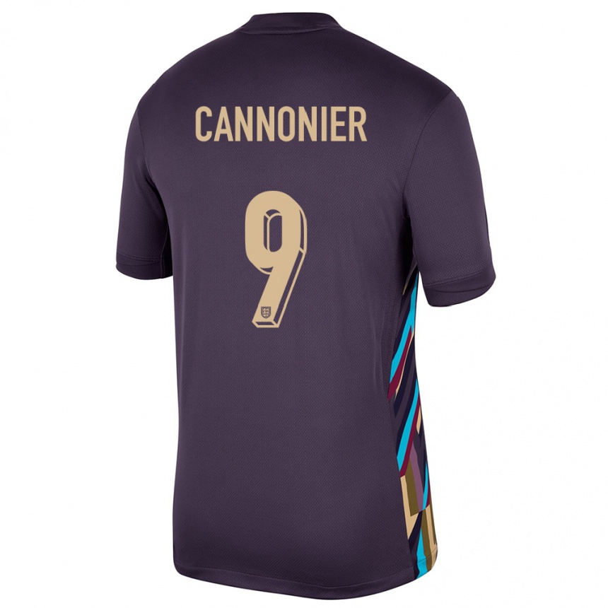 Niño Fútbol Camiseta Inglaterra Oakley Cannonier #9 Pasa Oscura 2ª Equipación 24-26 Perú