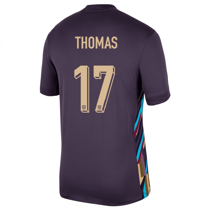 Niño Fútbol Camiseta Inglaterra Luke Thomas #17 Pasa Oscura 2ª Equipación 24-26 Perú