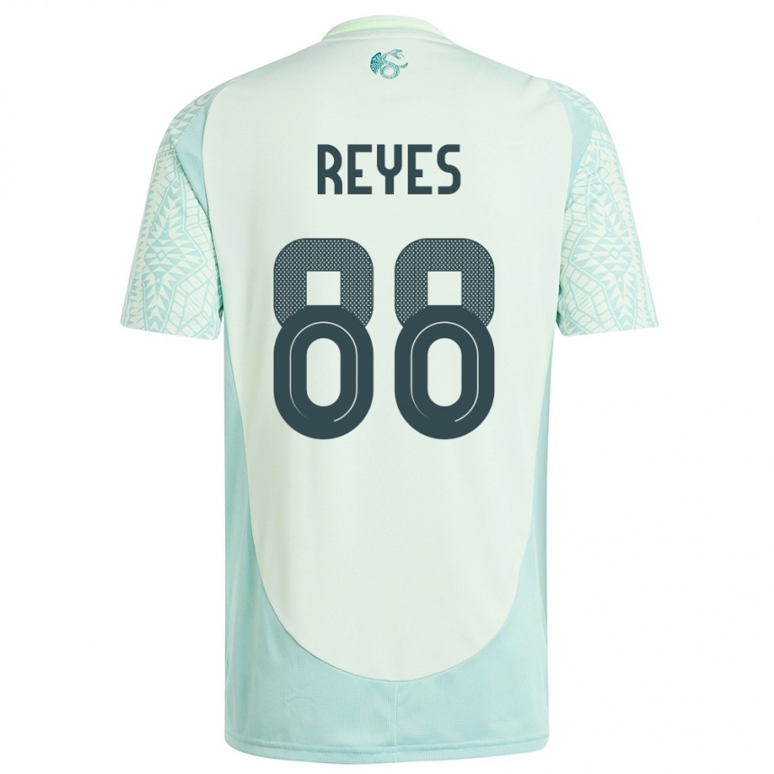 Niño Fútbol Camiseta México Maricarmen Reyes #88 Lino Verde 2ª Equipación 24-26 Perú