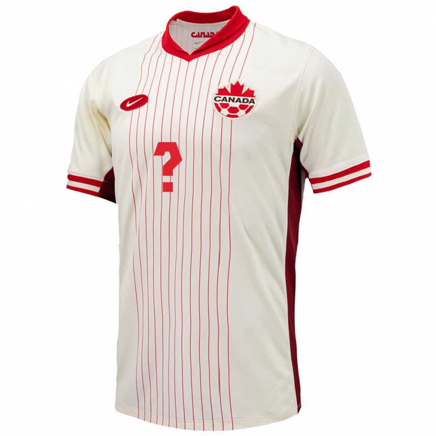 Niño Fútbol Camiseta Canadá Jordan Alvarez #0 Blanco 2ª Equipación 24-26 Perú