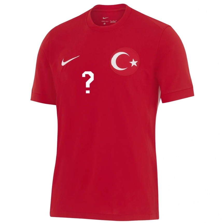 Niño Fútbol Camiseta Turquía Şant Kazancı #0 Rojo 2ª Equipación 24-26 Perú