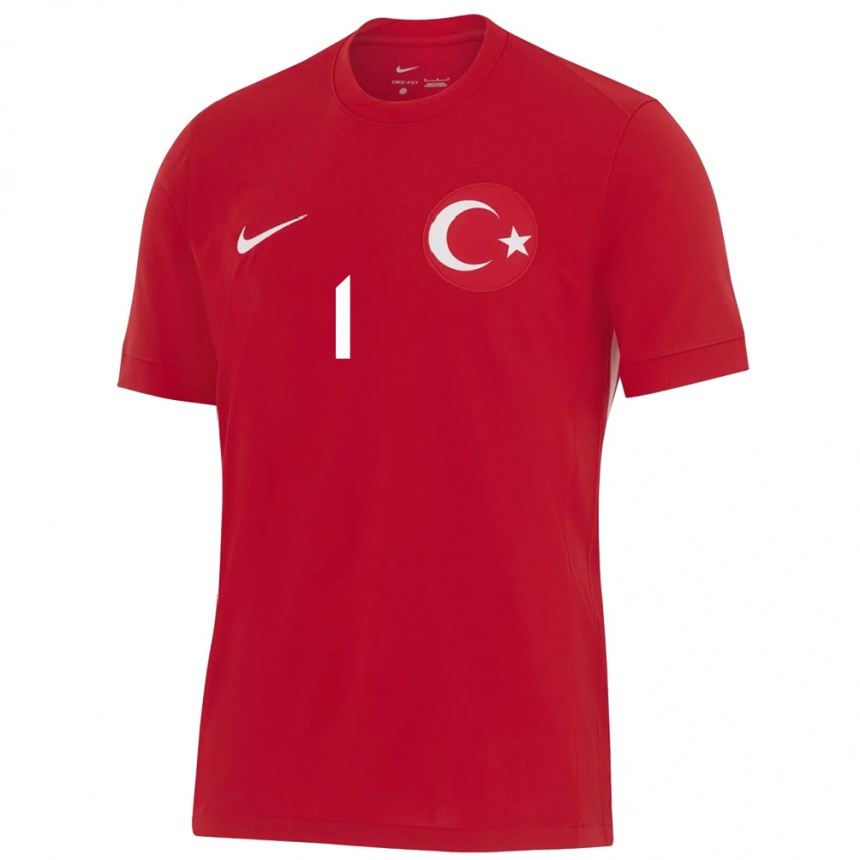 Niño Fútbol Camiseta Turquía Deniz Ertaş #1 Rojo 2ª Equipación 24-26 Perú