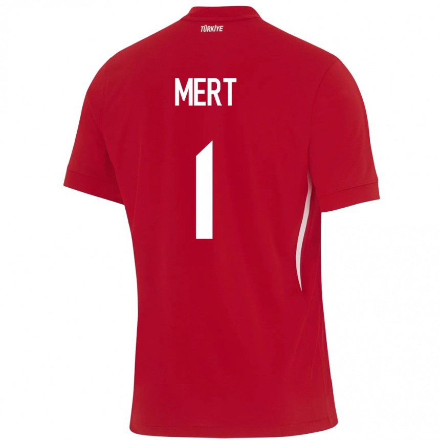 Niño Fútbol Camiseta Turquía Mert Günok #1 Rojo 2ª Equipación 24-26 Perú