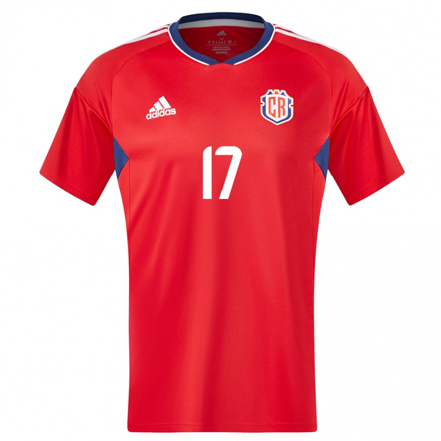 Hombre Fútbol Camiseta Costa Rica Roan Wilson #17 Rojo 1ª Equipación 24-26 Perú