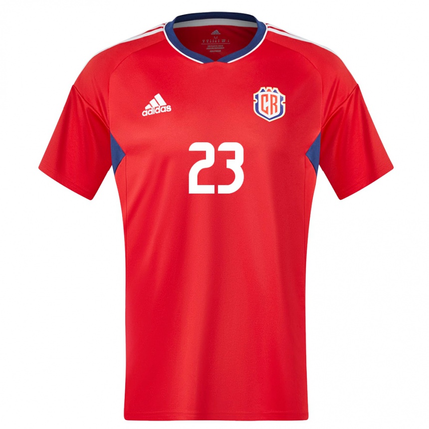 Hombre Fútbol Camiseta Costa Rica Patrick Sequeira #23 Rojo 1ª Equipación 24-26 Perú