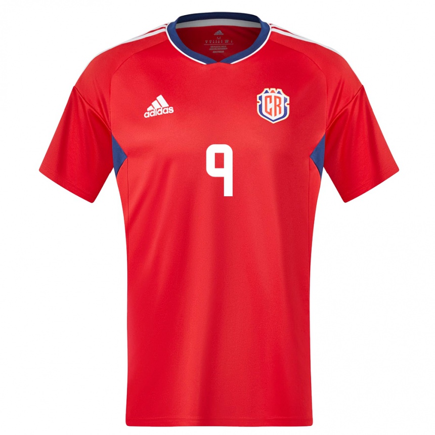 Hombre Fútbol Camiseta Costa Rica Doryan Rodriguez #9 Rojo 1ª Equipación 24-26 Perú