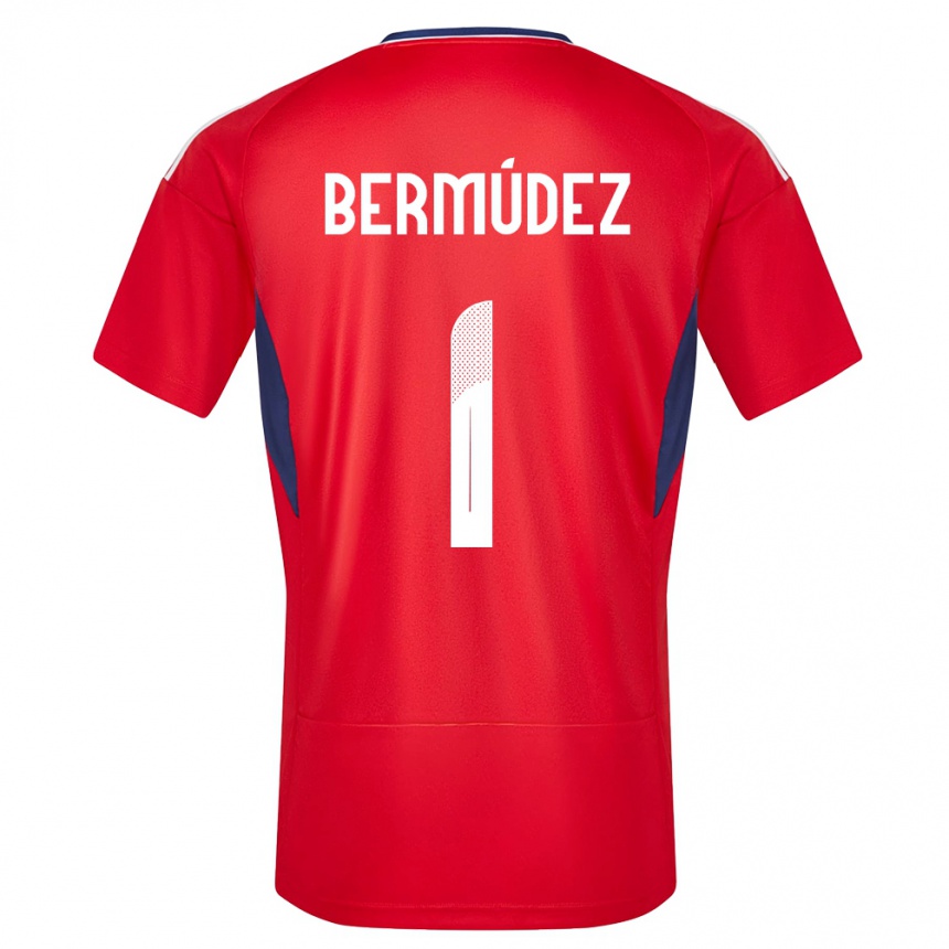 Hombre Fútbol Camiseta Costa Rica Noelia Bermudez #1 Rojo 1ª Equipación 24-26 Perú