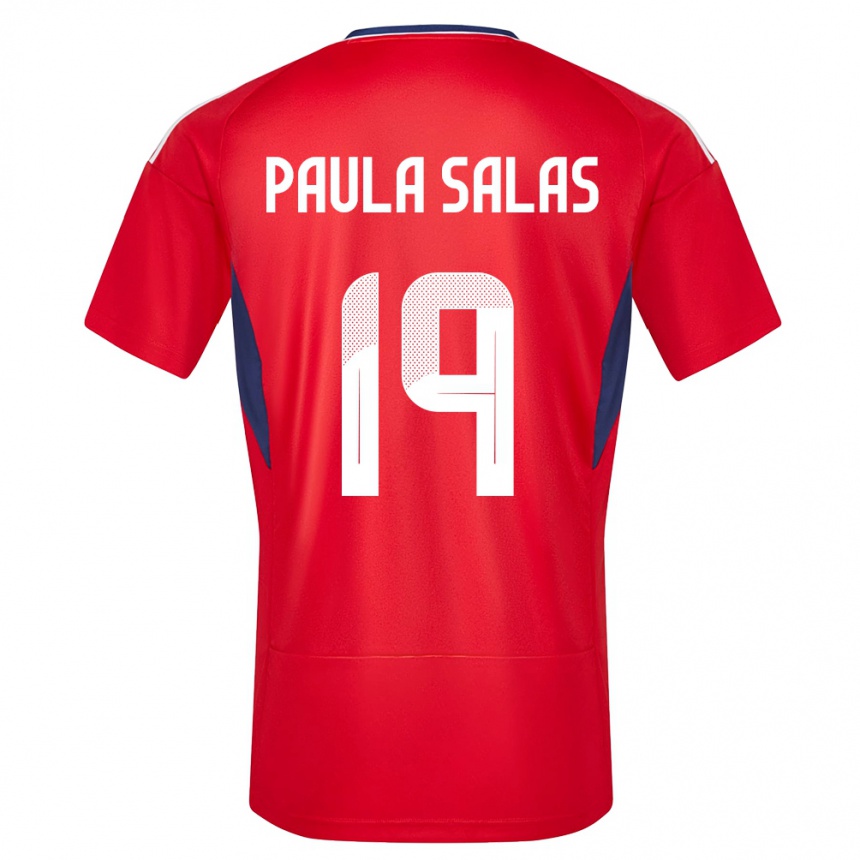 Hombre Fútbol Camiseta Costa Rica Maria Paula Salas #19 Rojo 1ª Equipación 24-26 Perú