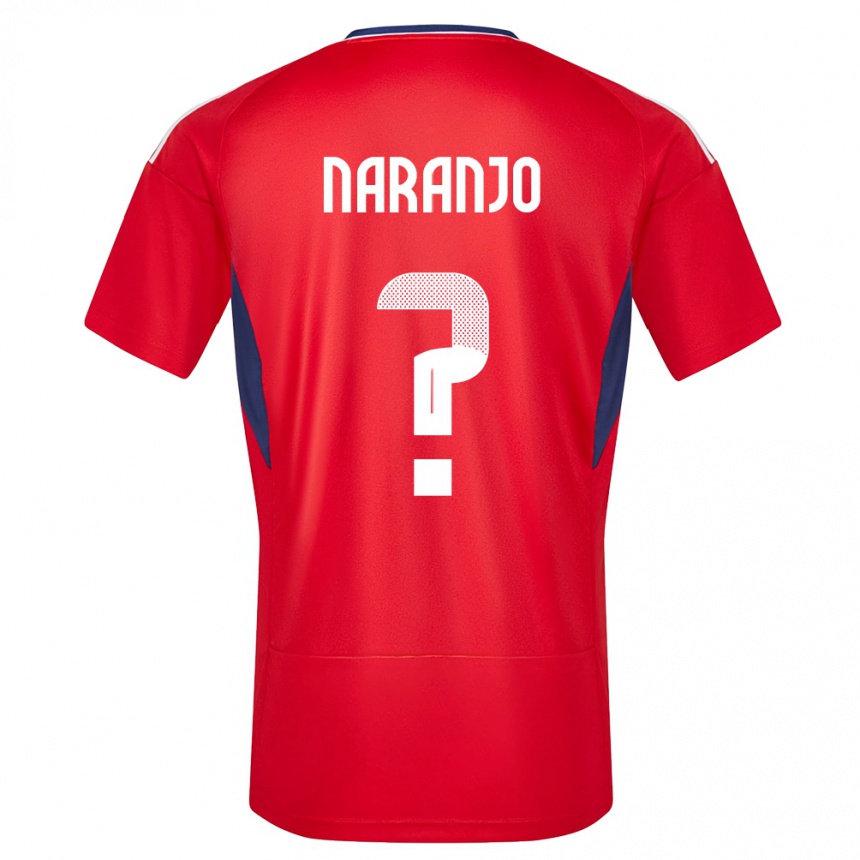 Hombre Fútbol Camiseta Costa Rica Andry Naranjo #0 Rojo 1ª Equipación 24-26 Perú