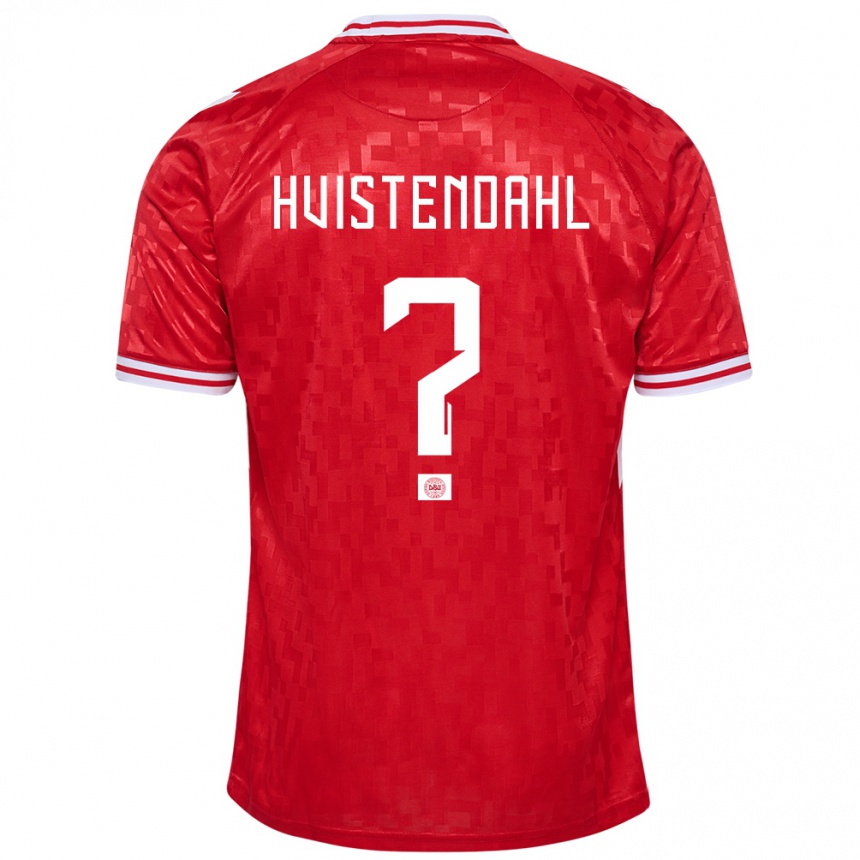 Hombre Fútbol Camiseta Dinamarca Johan Hvistendahl #0 Rojo 1ª Equipación 24-26 Perú