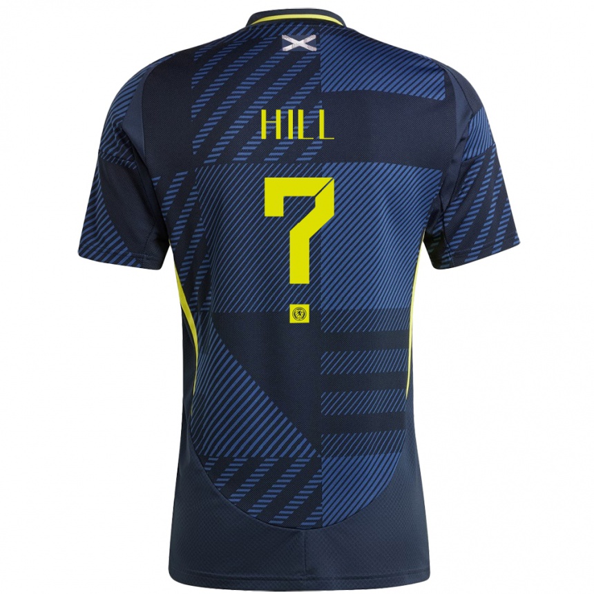 Hombre Fútbol Camiseta Escocia Kathryn Hill #0 Azul Oscuro 1ª Equipación 24-26 Perú