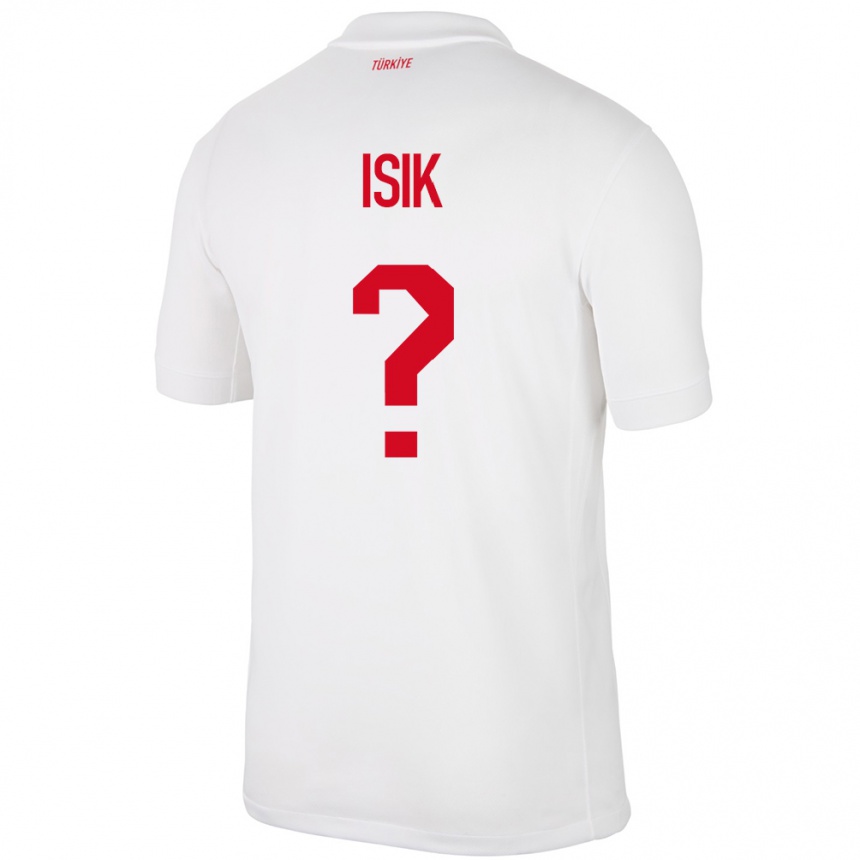 Hombre Fútbol Camiseta Turquía Emre Işık #0 Blanco 1ª Equipación 24-26 Perú