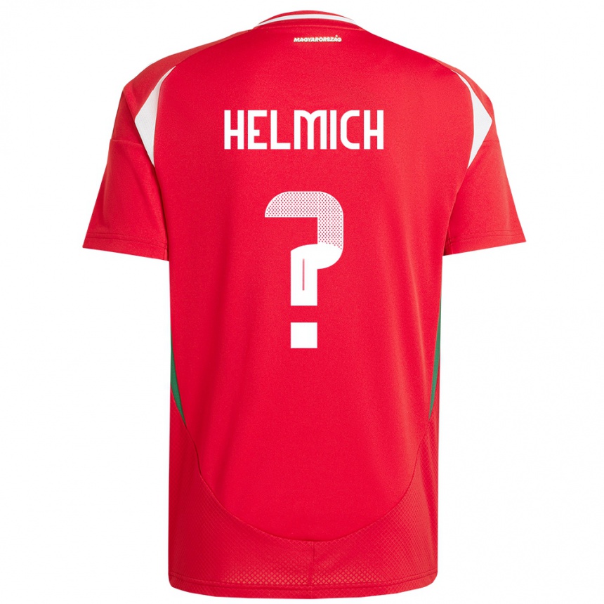 Hombre Fútbol Camiseta Hungría Pál Helmich #0 Rojo 1ª Equipación 24-26 Perú