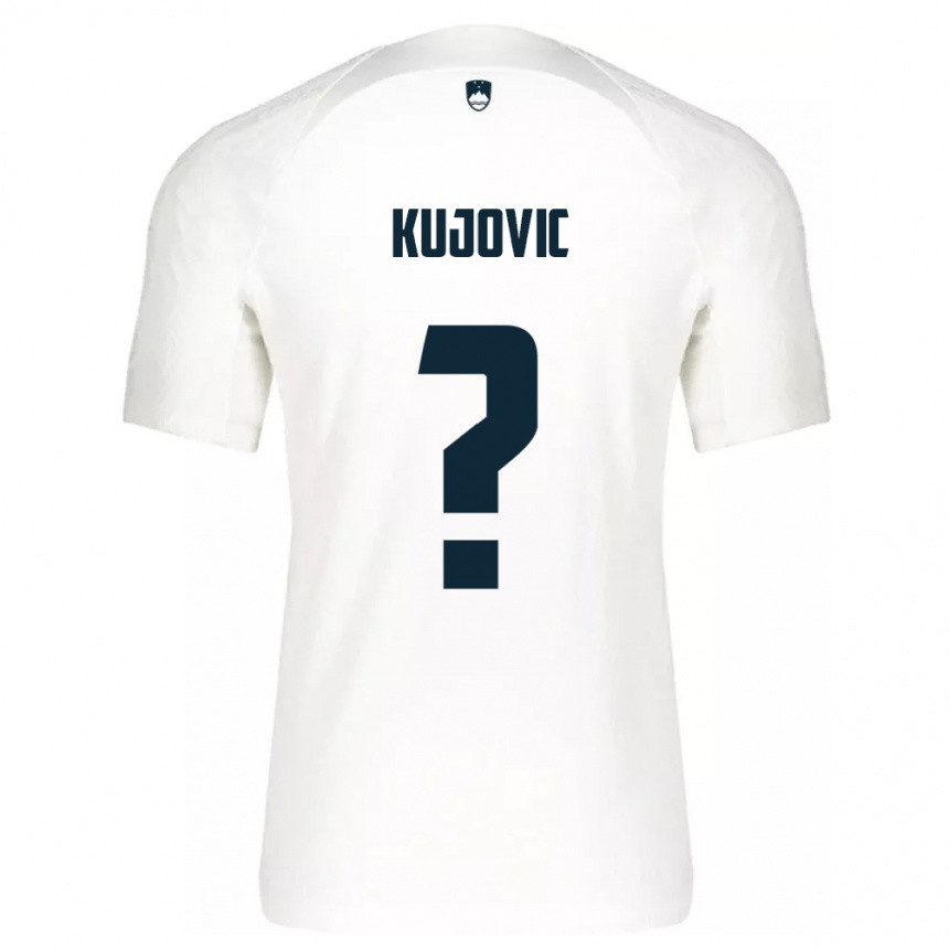 Hombre Fútbol Camiseta Eslovenia Tian Kujovic #0 Blanco 1ª Equipación 24-26 Perú