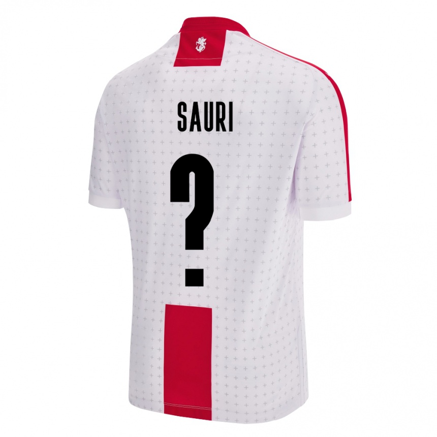 Hombre Fútbol Camiseta Georgia Mate Sauri #0 Blanco 1ª Equipación 24-26 Perú