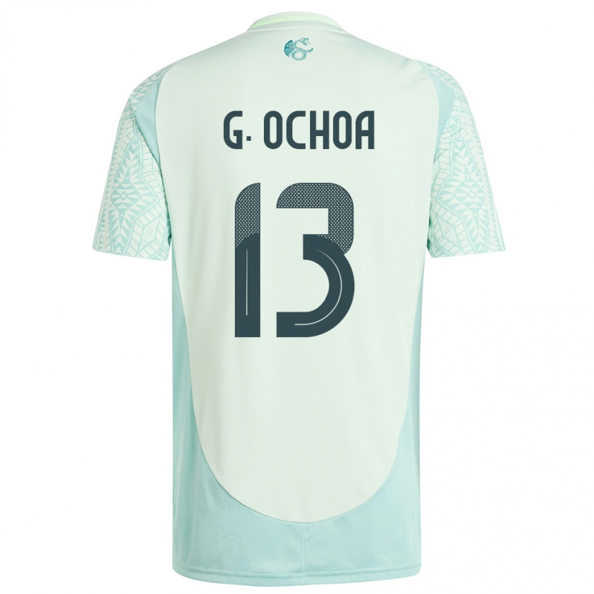 Hombre Fútbol Camiseta México Guillermo Ochoa #13 Lino Verde 2ª Equipación 24-26 Perú