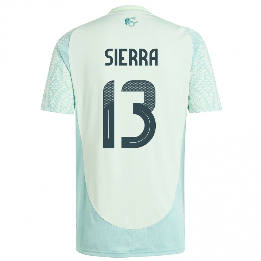 Hombre Fútbol Camiseta México Bianca Sierra #13 Lino Verde 2ª Equipación 24-26 Perú