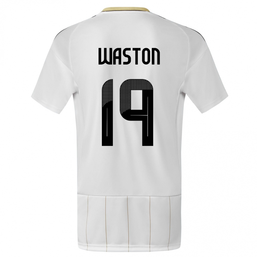 Hombre Fútbol Camiseta Costa Rica Kendall Waston #19 Blanco 2ª Equipación 24-26 Perú