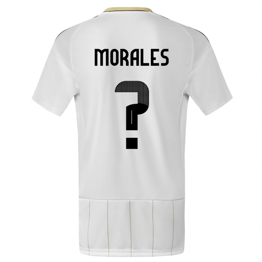 Hombre Fútbol Camiseta Costa Rica Bryan Morales #0 Blanco 2ª Equipación 24-26 Perú