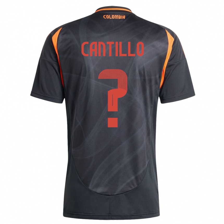 Hombre Fútbol Camiseta Colombia Carlos Cantillo #0 Negro 2ª Equipación 24-26 Perú