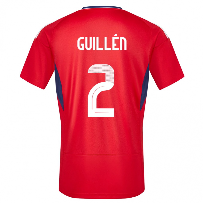 Mujer Fútbol Camiseta Costa Rica Gabriela Guillen #2 Rojo 1ª Equipación 24-26 Perú