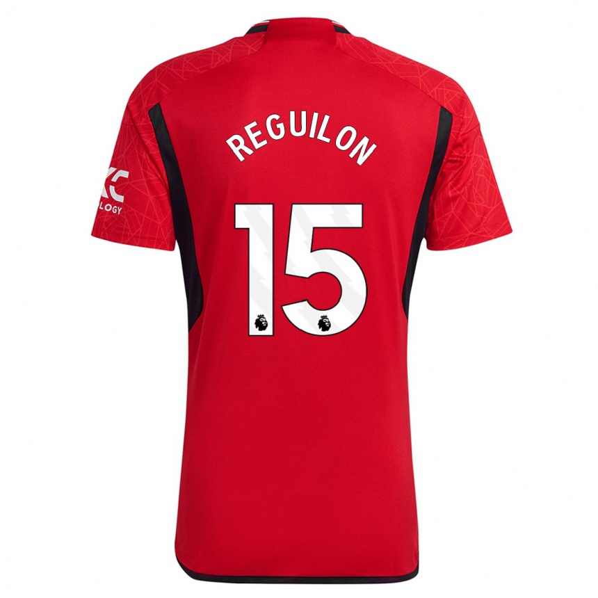 Niño Fútbol Camiseta Sergio Reguilon #15 Rojo 1ª Equipación 2023/24 Perú