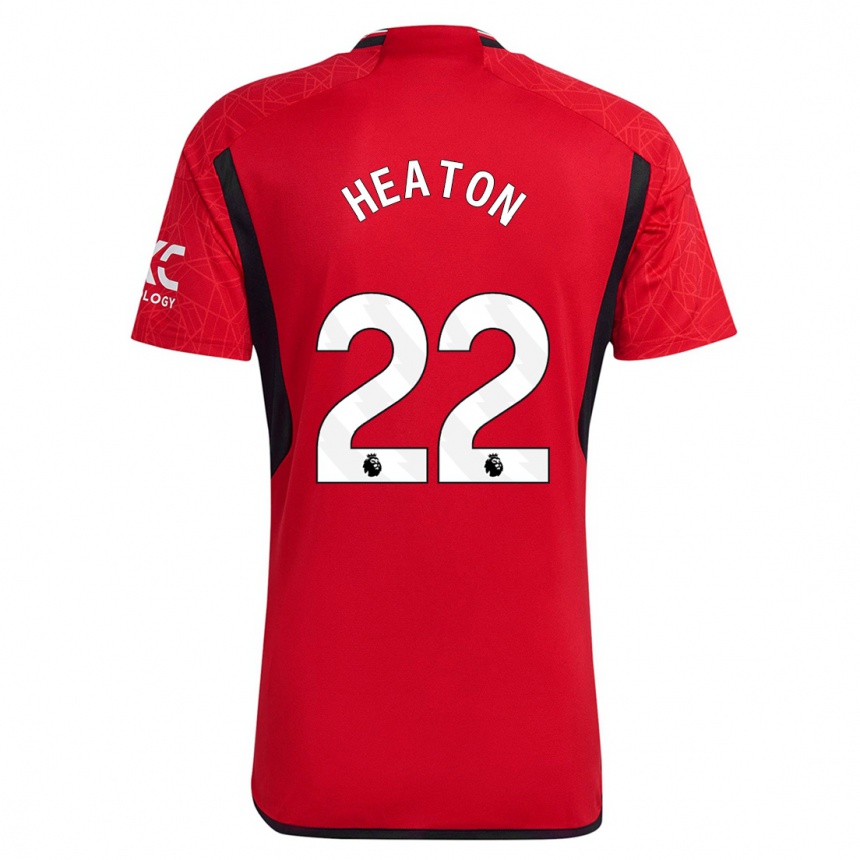 Niño Fútbol Camiseta Tom Heaton #22 Rojo 1ª Equipación 2023/24 Perú