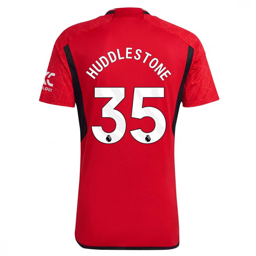 Niño Fútbol Camiseta Tom Huddlestone #35 Rojo 1ª Equipación 2023/24 Perú