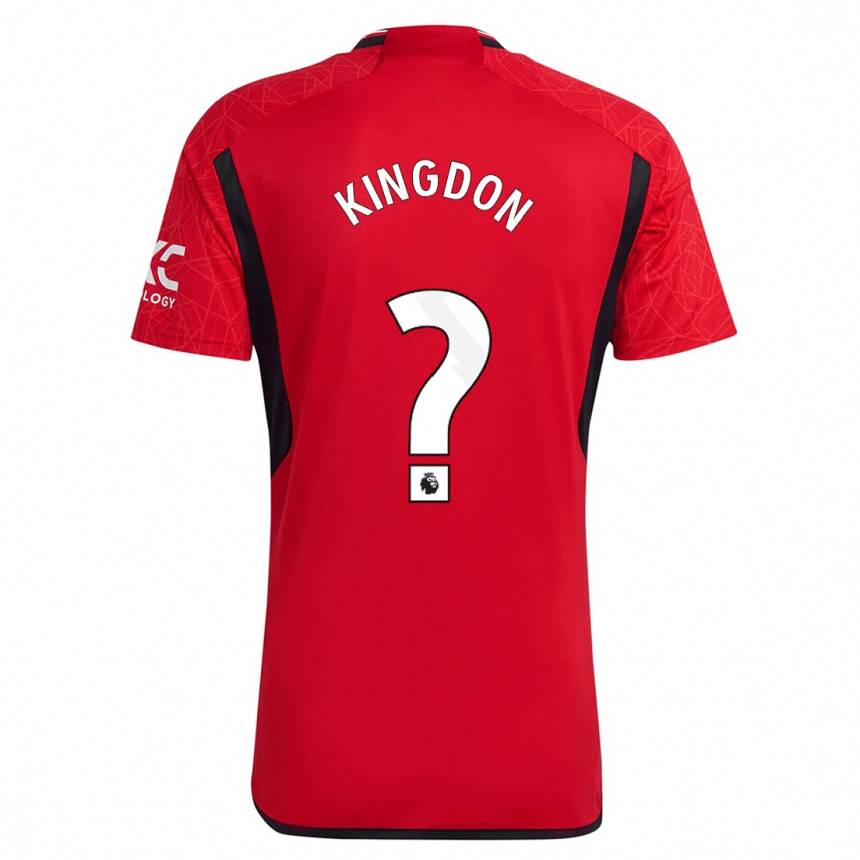 Niño Fútbol Camiseta Jack Kingdon #0 Rojo 1ª Equipación 2023/24 Perú