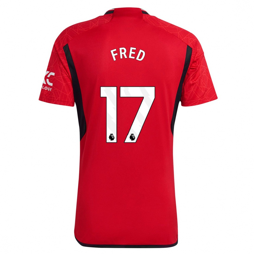 Niño Fútbol Camiseta Fred #17 Rojo 1ª Equipación 2023/24 Perú