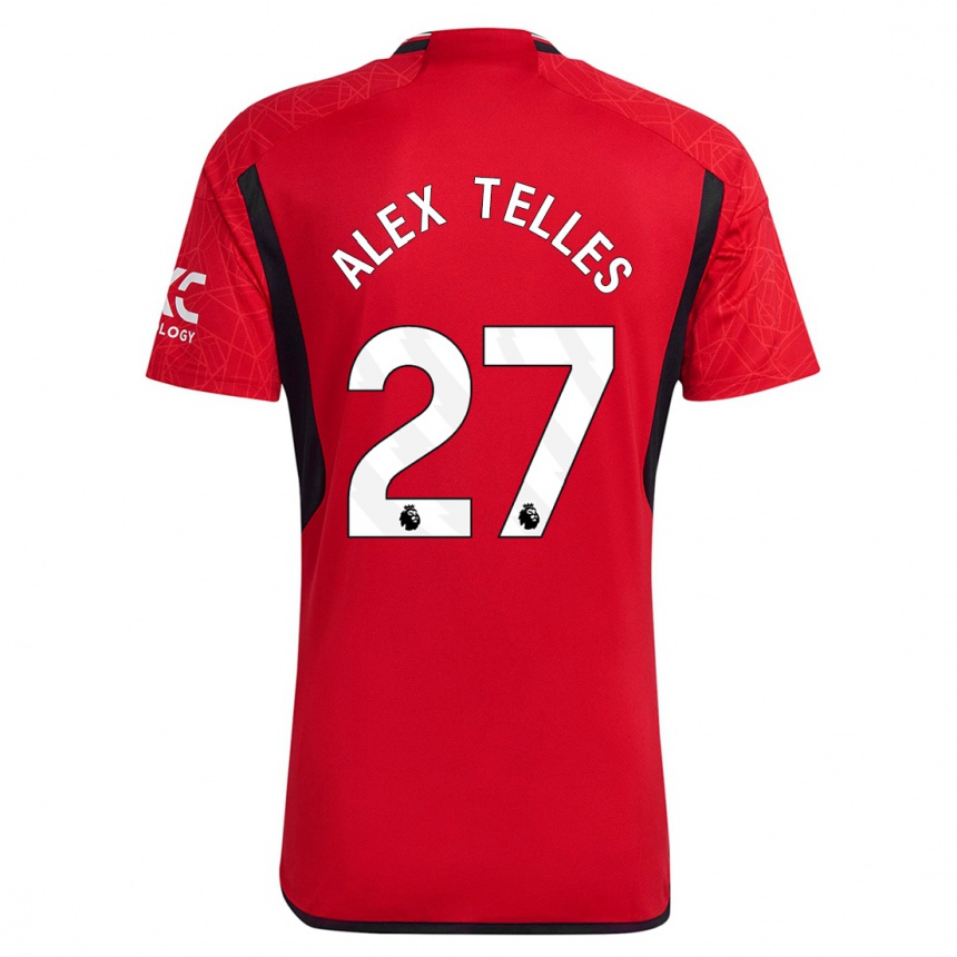 Niño Fútbol Camiseta Alex Nicolao Telles #27 Rojo 1ª Equipación 2023/24 Perú