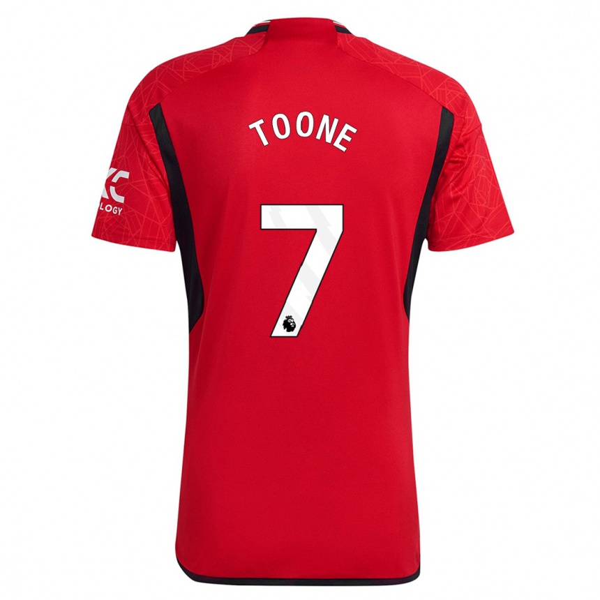 Niño Fútbol Camiseta Ella Toone #7 Rojo 1ª Equipación 2023/24 Perú