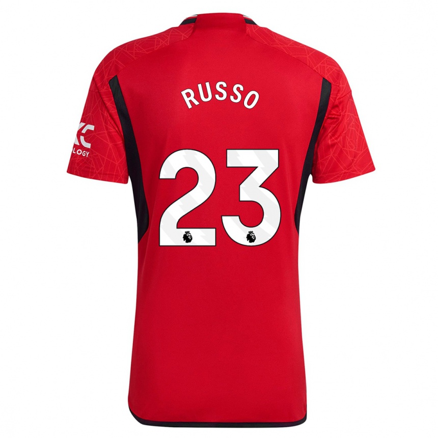 Niño Fútbol Camiseta Alessia Russo #23 Rojo 1ª Equipación 2023/24 Perú