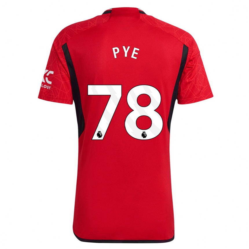 Niño Fútbol Camiseta Logan Pye #78 Rojo 1ª Equipación 2023/24 Perú