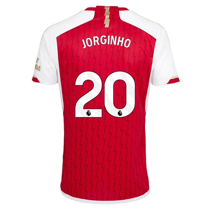 Niño Fútbol Camiseta Jorginho #20 Rojo 1ª Equipación 2023/24 Perú