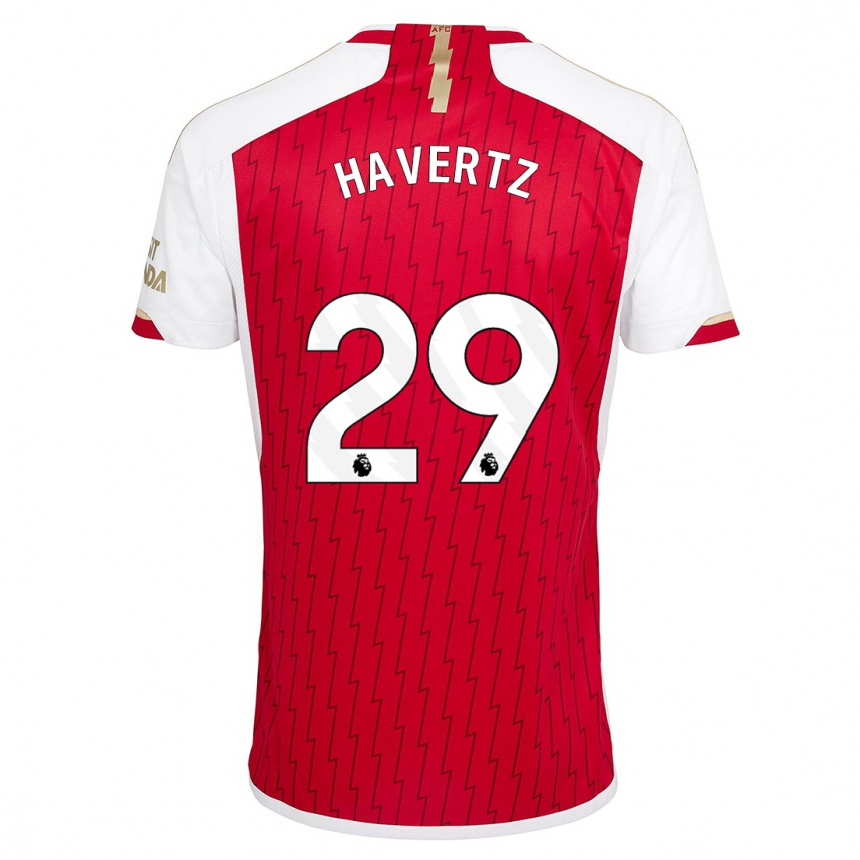 Niño Fútbol Camiseta Kai Havertz #29 Rojo 1ª Equipación 2023/24 Perú