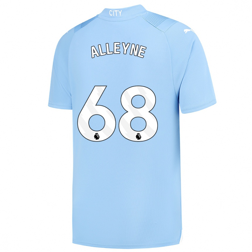 Niño Fútbol Camiseta Max Alleyne #68 Azul Claro 1ª Equipación 2023/24 Perú