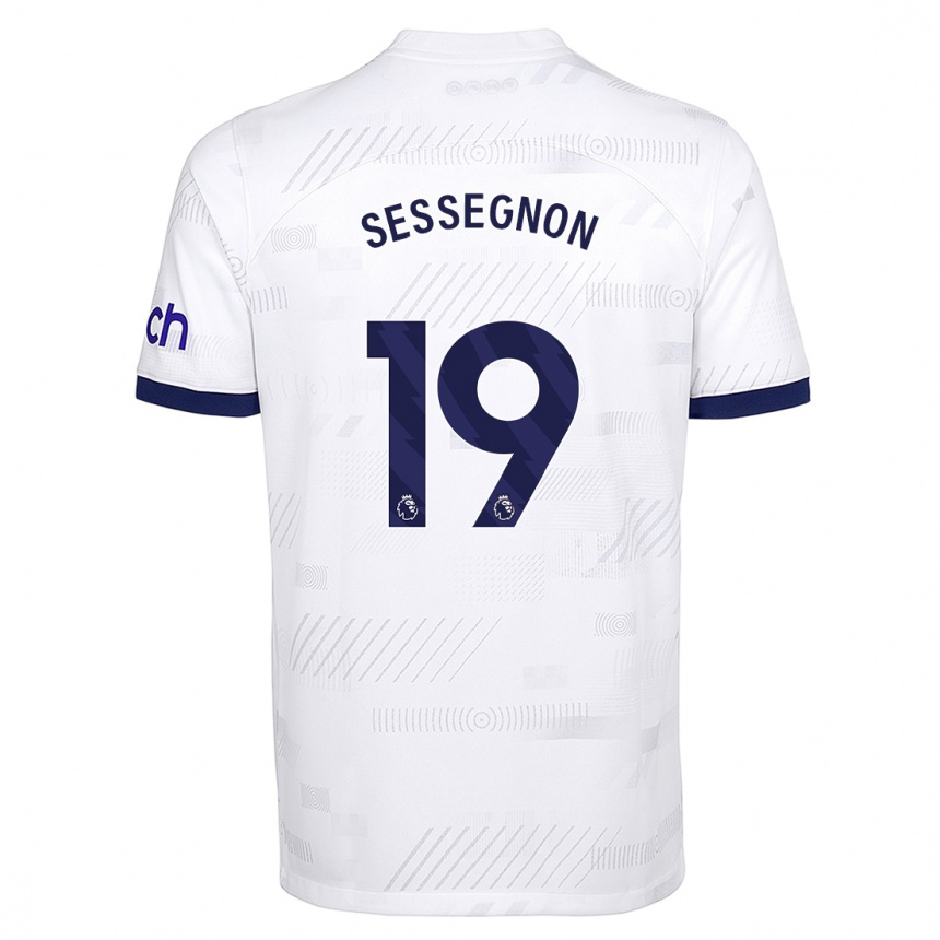 Niño Fútbol Camiseta Ryan Sessegnon #19 Blanco 1ª Equipación 2023/24 Perú