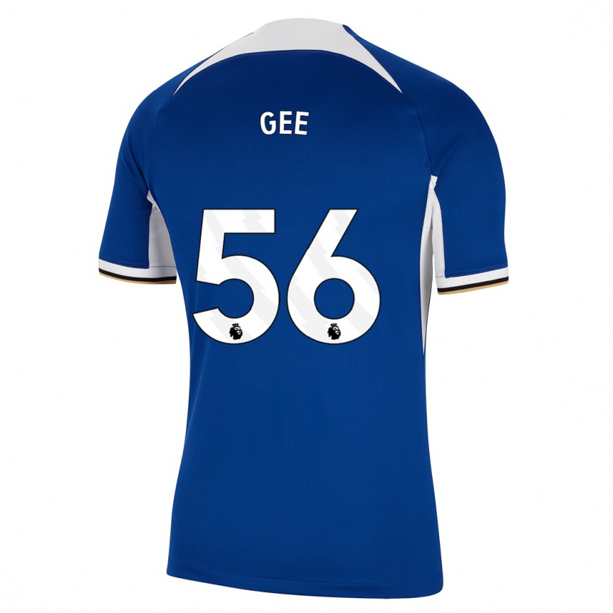 Niño Fútbol Camiseta Billy Gee #56 Azul 1ª Equipación 2023/24 Perú