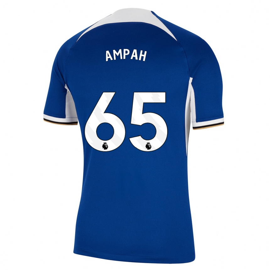 Niño Fútbol Camiseta Ato Ampah #65 Azul 1ª Equipación 2023/24 Perú