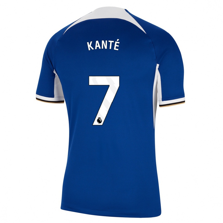 Niño Fútbol Camiseta N'golo Kante #7 Azul 1ª Equipación 2023/24 Perú