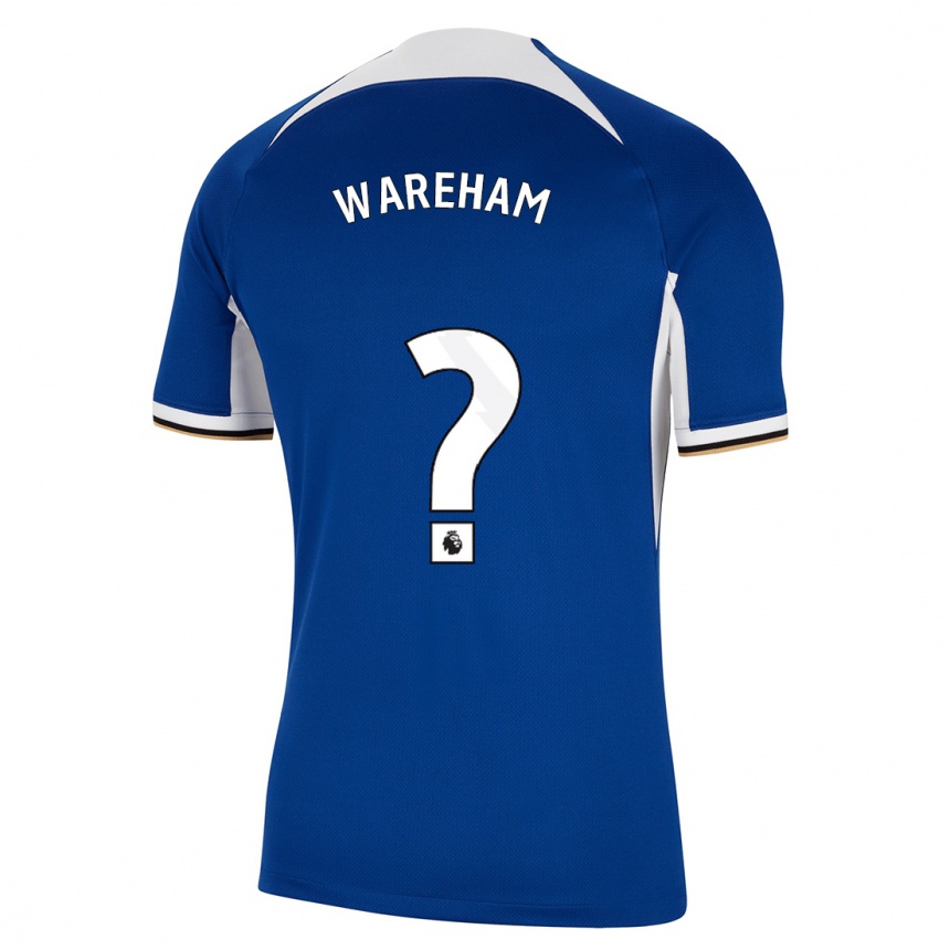 Niño Fútbol Camiseta Jayden Wareham #0 Azul 1ª Equipación 2023/24 Perú