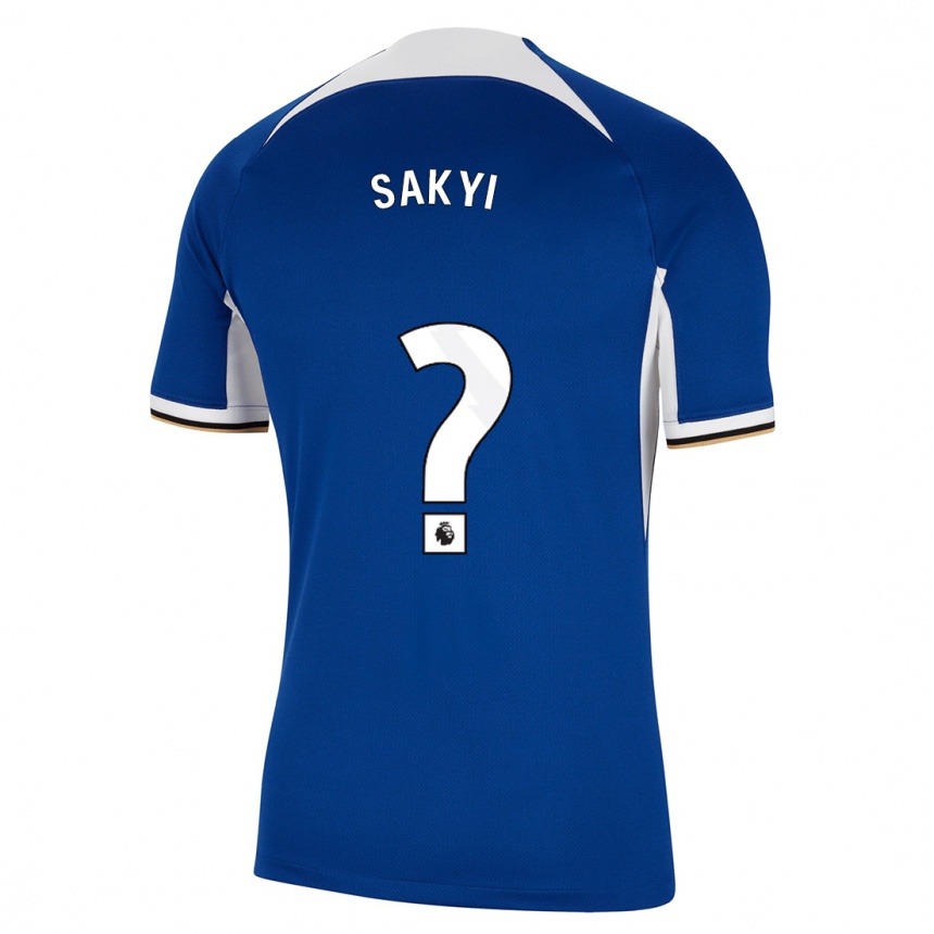 Niño Fútbol Camiseta Samuel Rak-Sakyi #0 Azul 1ª Equipación 2023/24 Perú