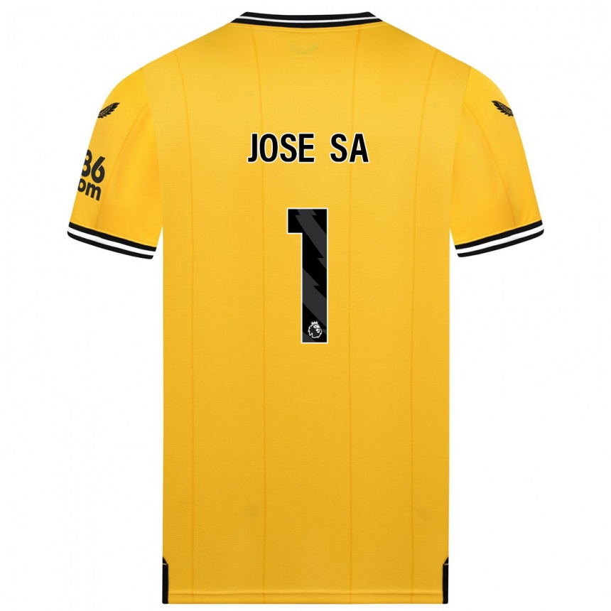 Niño Fútbol Camiseta José Sá #1 Amarillo 1ª Equipación 2023/24 Perú