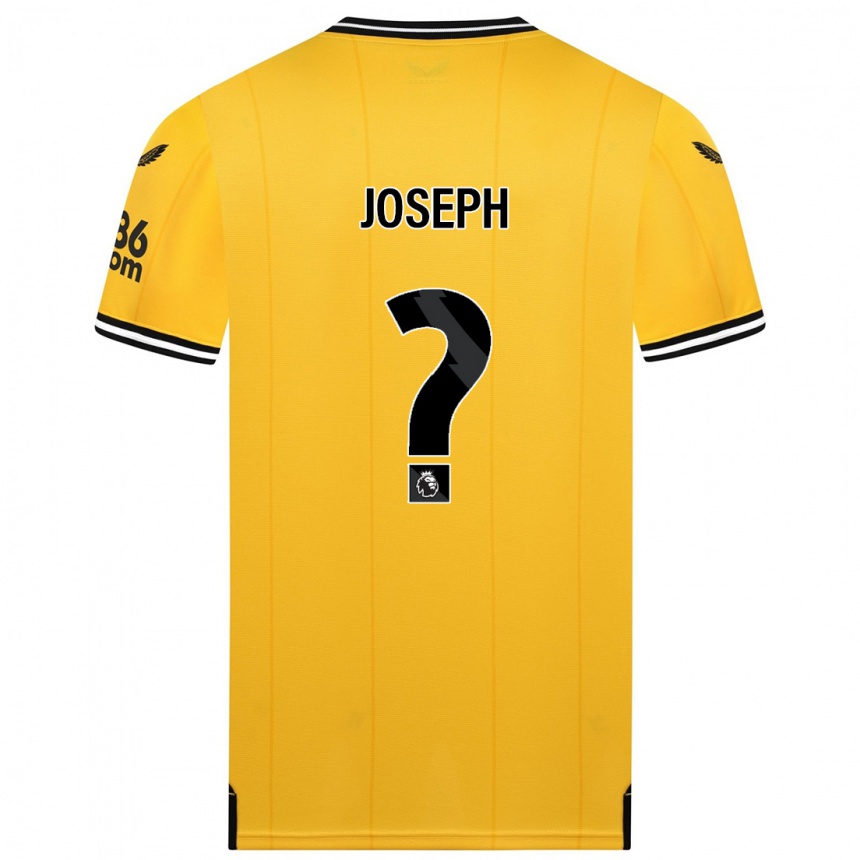 Niño Fútbol Camiseta Joseph Joseph #0 Amarillo 1ª Equipación 2023/24 Perú