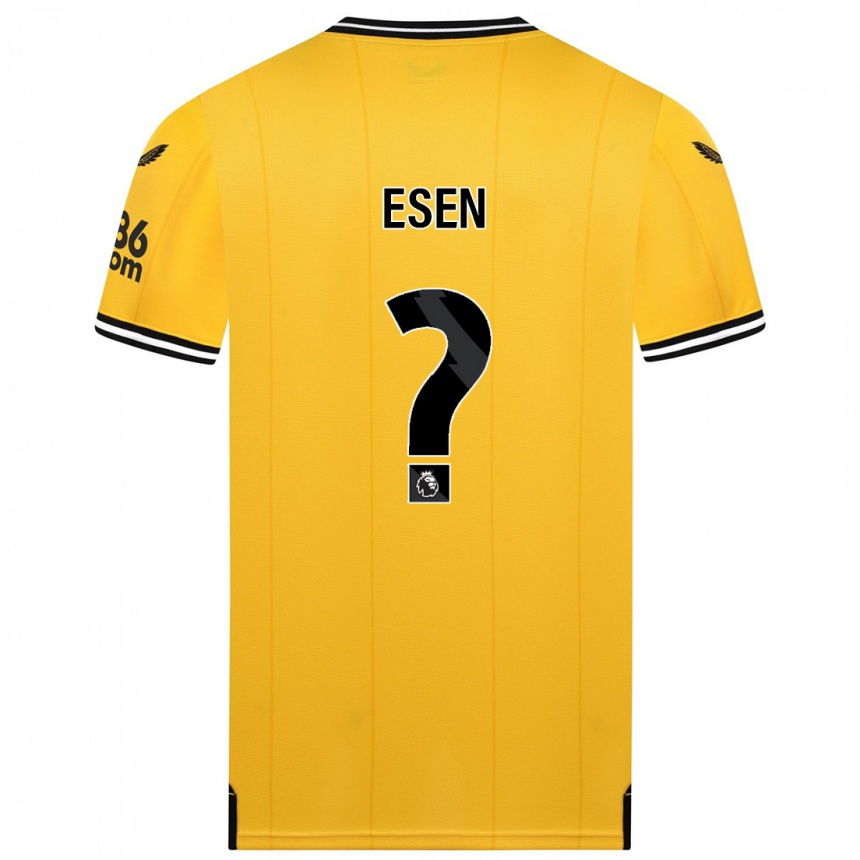 Niño Fútbol Camiseta Josh Esen #0 Amarillo 1ª Equipación 2023/24 Perú