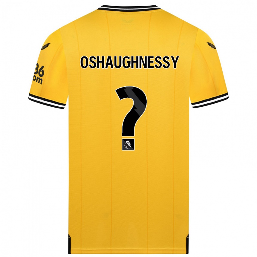 Niño Fútbol Camiseta Joe Oshaughnessy #0 Amarillo 1ª Equipación 2023/24 Perú