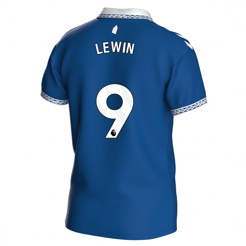 Niño Fútbol Camiseta Dominic Calvert-Lewin #9 Azul Real 1ª Equipación 2023/24 Perú