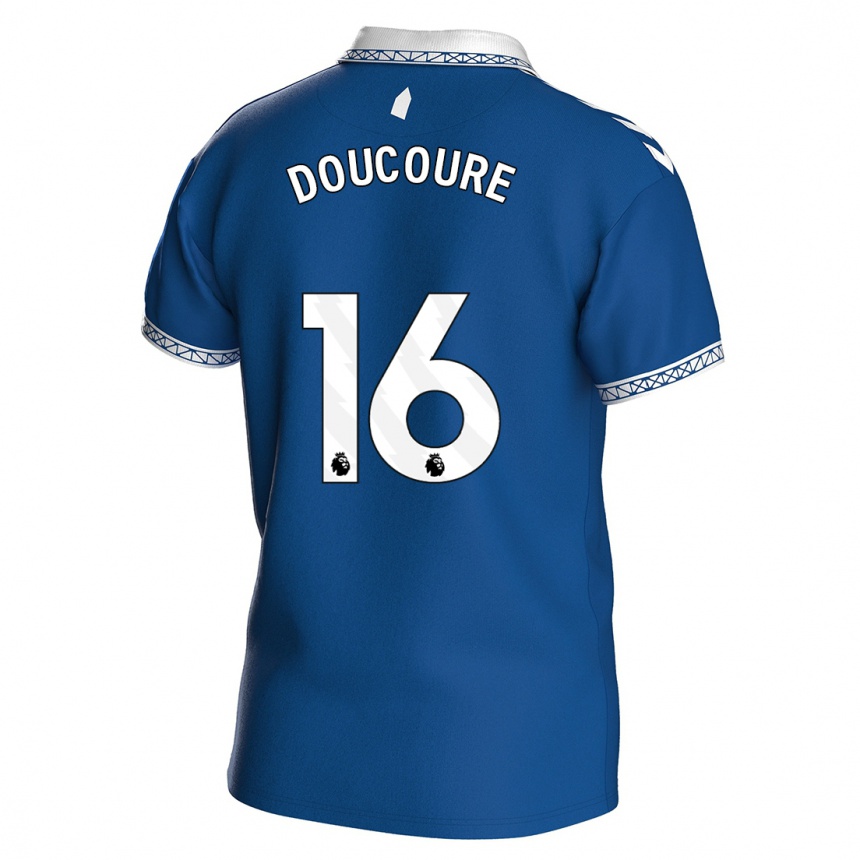 Niño Fútbol Camiseta Abdoulaye Doucouré #16 Azul Real 1ª Equipación 2023/24 Perú